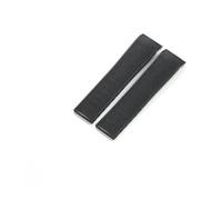 ERAKAFZTTK Convient au bracelet Fit For Longines Conquest 21 mm Fit For boucle déployante en caoutchouc et outil de plongée en silicone L3.742/781, accessoires de sport for hommes(Black-No buckle)