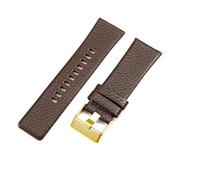 ERAKAFZTTK Convient for Diesel Chameleon Boucle Fit For aiguille polarisée Dz4318 7395 7370 7391 7396 Cuir durable(Brown-Golden-K3,22mm)