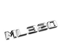 ERAKAFZTTK Lettres Chromées 3D for Coffre De Voiture, Adaptées Fit for Mercedes Benz ML320 W163 W164 Fit for Mercedes ML 320 4matic, Logo Emblème, Badge Autocollant, Accessoires(ML320)