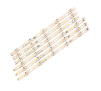 ERAKAFZTTK Lot de 10 Barres LED for Samsung UE43TU7100 UN43TU7000 UE43TU8000 UE43TU7000 UN43TU8000 UN43TU8200 UN43TU700DF BN96-50319A BN96-50320A(30 PCS for 5 TV)