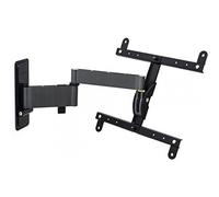 Erard 048340 Support pour TV, métal, noir, 53.8 x 9.7 x 29 cm