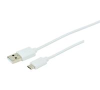 Erard 722408 câble USB 2 m USB A Micro-USB B Blanc