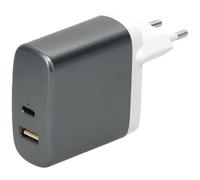 CHARGEUR 2 USB A/C F - SUR SECTEUR 230V - 12V/5A + 12V/1.5A - 18W - BLA ERARD - 728204