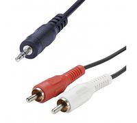 Erard Connect 1525 Cordon Jack 3,5 mm mâle/ 2RCA mâle 1,50 m