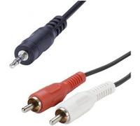 Erard Connect 1525 Cordon Jack 3.5mm 2RCA mâle 1m50, Non Concerné G