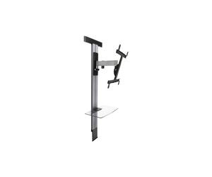 Erard ExoStand 400 Aluminium - Support TV Mural avec Colonne