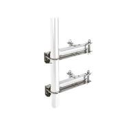 Erard Kit de fixation de mât d'antenne 3604 Cerclage double argent pack de 6