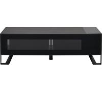Erard Meuble TV Naga 1400 Carbon pour écran 30 à 55 avec trappe Noir