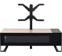 Erard Naga 1600 Bois clair avec chargeur USB/Qi et support TV - Meubles TV