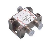 Répartiteur découpleur 1 entrée 2 sorties Erard pour antenne TV et satellite intérieur