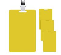Erasable Badge 4Pcs Vertical Mini Whiteboard Pocket-Sized Erasable Notepad