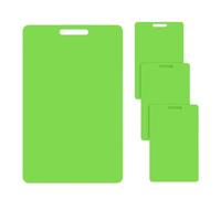 Erasable Badge 4Pcs Vertical Mini Whiteboard Pocket-Sized Erasable Notepad