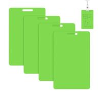Erasable Badge - Pocket-Sized Erasable Notepad, 4 Pieces Vertical Mini Whiteboard, Érasable Badge For Nurse Doctor Teacher Student Assistant Manager Office Hotel School Trade Show Library Restaurant