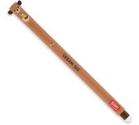 Erasable Gel Pen, With Ball On The End To Erase Ink Without Damaging The Sheet, Black Thermosensitive Ink, Tip Ø 0.7 Mm, Panda Theme