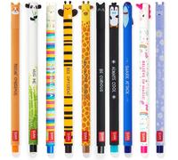 Erasable Gel Pens With Thermosensitive Ink, Range Of Ink Colours And Designs, 0.7mm Tip - Pack Of 10