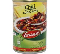Erasco Chili con carne mexicain au poivron vert 400g paquet de 3
