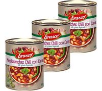 Erasco Chili con carne mexicain au poivron vert 800g paquet de 3