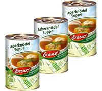 Erasco Lot de 3 boulettes de foie typiques bavarois 395 ml
