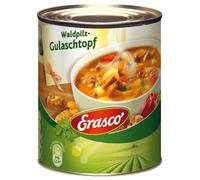 Erasco Lot de 3 pots à goulasche en forme de champignon de la forêt (3 x 800 g)