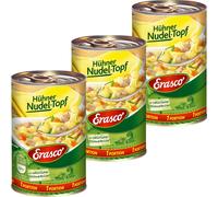 Erasco Marmite de poulet aux nouilles Tendre poulet aux nouilles 400g paquet de 3