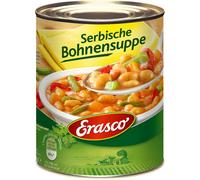 Erasco Soupe de haricots serbe avec beaucoup de bons légumes 750ml