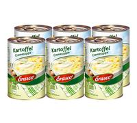 Erasco Lot de 6 soupes à pommes de terre avec brûleur de fumée 390 ml