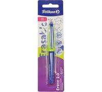 Erase 2.0 Ergonomic Erasable Pen Blue Ink For Right And Left Handed School School - M Tip - Retains Its Shape - Blue Refill Included