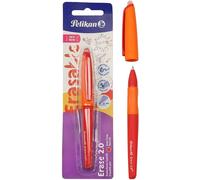 Erase 2.0 Ergonomic Erasable Pen Red Ink For Right And Left Handed School School Medium Tip Non-Deformable Red Refill Included Refillable