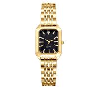 ERASFGAV Montre carrée pour femme avec bracelet décontracté et tendance, E, A