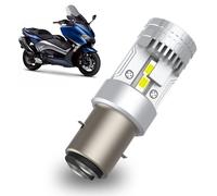 Erato Ba20d S2 Ampoule LED pour phare de moto scooter 6500K blanche 30W CC 12V/24V super lumineuse à double faisceau haut/bas, lot de 1