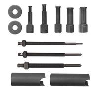 Erato Kit d'extracteur roulement intérieur pour Moto 9-23 mm Outils de démontage de roulement de générateur kit d'extracteur de boîtier de pédalier Outils réparation à Billes 5 Tailles Clips Ouverts
