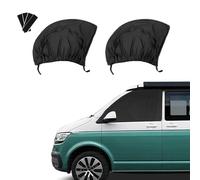 Erato Lot de 2 moustiquaires latérales pour T5 T6 Pare-Soleil moustiquaire avec Fermeture éclair Extensible et Respirante Double Couche pour Camping et Voyage