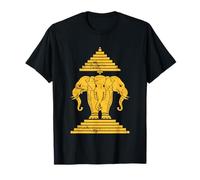 Erawan Éléphant à trois têtes royaume du Laos T-Shirt
