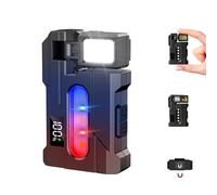 ERAY G5 EDC Lampe de Poche Rechargeable 900 Lumen avec Double Source - 7 Modes, 1200 mAh, Clip, Étanche IPX4, Magnétique, Mini Lampe Torche LED pour Extérieur, Camping, Randonnée, Urgence