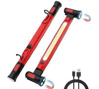 ERAY Lampe de Travail 3000LM, 6000mAh Baladeuse LED Rechargeable | Base Magnétique, 360° Crochet, 3 Modes, Rotation à 180, Projecteur LED Rechargeable pour Réparation, Garage, Atelier, Camping