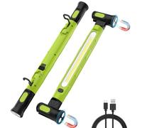 ERAY Lampe de Travail 3000LM, 6000mAh Baladeuse LED Rechargeable, Projecteur LED Rechargeable avec Base Magnétique/360° Crochet/3 Modes/Rotation à 180, Lampe Mecanicien pour Bonnet Garage Atelier
