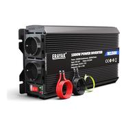 ERAYAK Convertisseur 12V 220V/230V 1500W/3000W Onduleur à Transformateur avec Télécommande & Double AC Prises de Courant pour RV Voiture de Camion (Vague Modifiée)