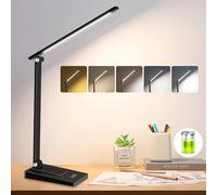 ErayLife Lampe de Bureau LED Rechargeable Sans Fil, 800 LM, 2600 mAh