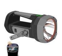 ErayLife Lampe Torche LED à Manivelle, Rechargeable, 6 Modes, 5200 mAh