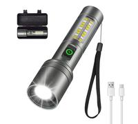 ErayLife Lampe Torche LED Zoomable, 6 Modes, Rechargeable, 2000 LM