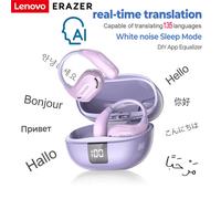 ERAZER XT66PRO Bluetooth Écouteurs ASMR, Casques Bricolage APP AI Traducteur, Écouteurs Sans Fil, 13h Autonomie, Affichage ¿ Violet AI