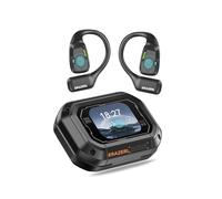 ERAZERL Écouteurs de traducteur XP6 AI, traduction en temps réel avec Bluetooth 5.4, peuvent traduire 134 langues et traduction parlée, avec écran OLED HD, adaptés pour Android et iOS