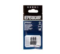Erbauer Embout de vissage torsion impact TX25 25 mm - lot de 3