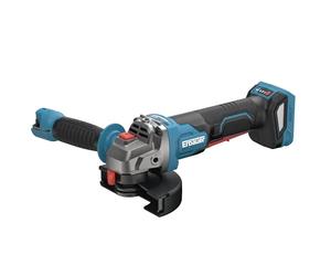 Erbauer Meuleuse d'Angle sans Fil ERI1084GRD 125 mm 18 V Moteur Brushless (sans Batterie, avec Clé, Poignée Secondaire et Protection 2-en-1)