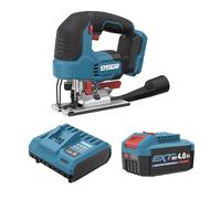 Erbauer Scie Sauteuse sans Fil ERI1088JSW 18V 4,0 Ah Moteur sans Charbon