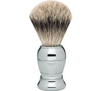 Erbe Blaireau de rasage Silver Sharpen Métal brillant raffiné "Premium Design MILANO