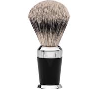 Erbe Blaireau de rasage Silvertip en résine précieuse noir "Premium Design PARIS
