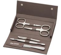 ERBE Erbe Etuis-de-manicureTrousse à bouton pression, 5 pièces, taupe 1 Stk.
