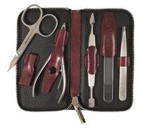 ERBE Erbe Etuis-de-manicureTrousse de poche, 5 pièces Mon Cherie Bordeaux-rouge 1 Stk.