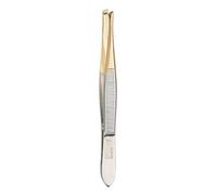 ERBE Erbe Pinces-a-epilerPince à épiler, 1/3 doré, 9 cm emballage blister 1 Stk.